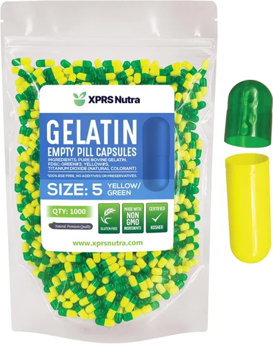 Vista 8 de XPRS Nutra Cápsulas vacías de tamaño 5 – 100 cápsulas de gelatina vacías muy pequeñas – Pastillas de relleno de cápsulas de bricolaje – Cápsulas