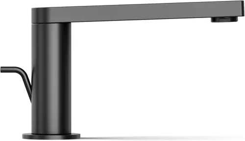 Vista 8 de Kohler 73167-4-BL Composed Grifo de lavabo de baño de una sola manija con manija de palanca, 1.2 gpm, negro mate