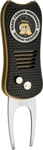 Vista 33 de Team Golf NCAA - Herramienta de divot de hoja conmutadora con marcador magnético de doble cara, presenta diseño patentado de una sola punta, causa