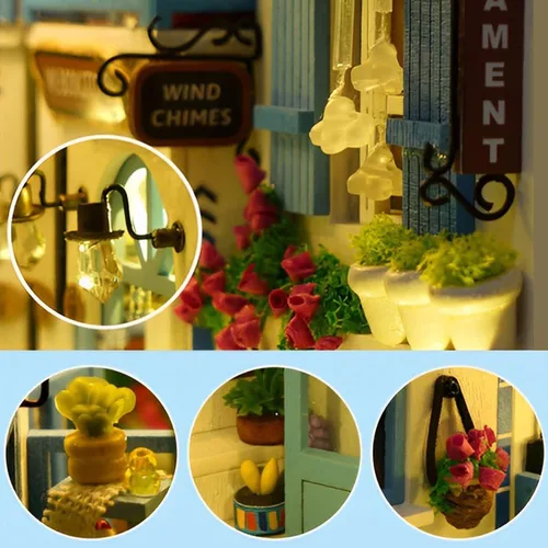 Vista 6 de Kits de rincón de libros para adultos – Sujetalibros 3D 2026 nuevo, kit de rincón de libros, decoración de estantería, kit de casa en miniatura