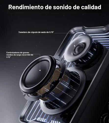 Vista 2 de Edifier QR30 2.0 Altavoz activo de escritorio, altavoces compactos Bluetooth V5.4 para computadora, altavoz inalámbrico de estantería, 30W (RMS)