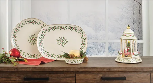 Vista 24 de Lenox Holiday Serveware Collection, Porcelain Tableware & Entertaining Pieces