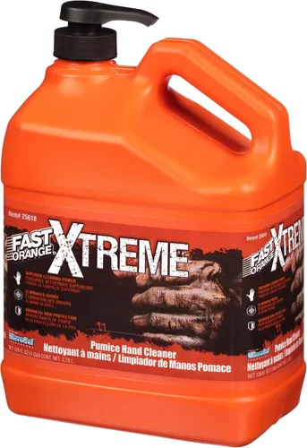 Vista 5 de Permatex 25618 limpiador rápido para manos naranja, Xtreme, 1 galón, 15 oz.