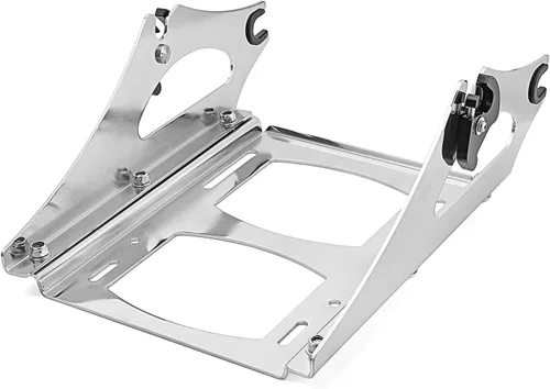 Vista 5 de WeiSen Detachable Two-UP Tour Trunk Mount Rack Compatible with Harley Touring Road King Electra Road Street Glide 2009-2013 Chrome