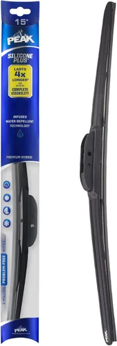 Vista 18 de PEAK Silicone Plus - Escobilla para parabrisas híbrida todo clima de 13 pulgadas, escobilla de parabrisas frontal premium de reemplazo con conector