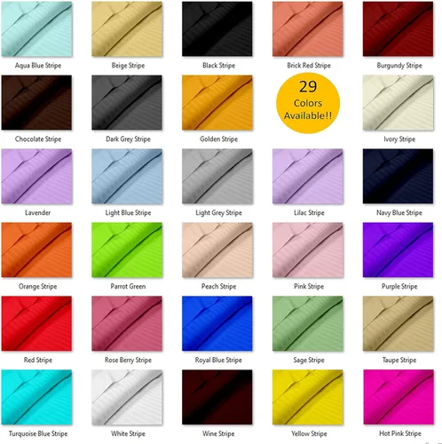 Vista 6 de True Luxury Twin Sheets, 600-Thread-Count 100% Egyptian Cotton Bed Sheets, 4-PC Sheet Set, Single Ply Long-Staple Yarns, Sateen Weave, Fits Mattress