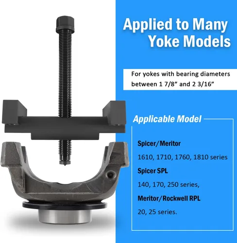 Vista 5 de 10803 Extractor de yugo, kit de herramientas de extracción de yugo resistente, herramienta de extracción de yugo para camiones