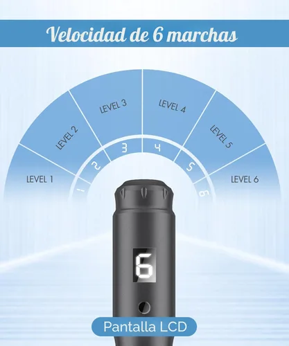 Vista 3 de Bolígrafo profesional inalámbrico con 20 cartuchos de repuesto – Máquina de microagujas profesional ajustable con microagujas, 6 piezas de 16 pines
