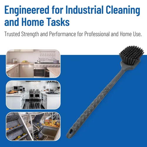 Vista 7 de SPARTA 40501EC03 - Cepillo de plástico grande para cocina, cepillo de utilidad con mango largo para limpieza, 20 pulgadas, color negro