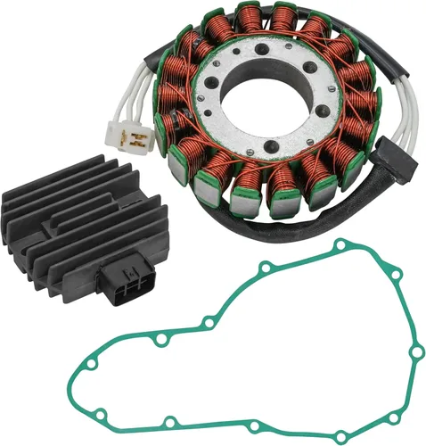Vista 6 de Caltric Rectificador de estator y regulador con junta compatible con Kawasaki Versys 650 Kle650 2007-2014