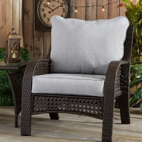 Vista 3 de Juego de cojines South Pine Porch para sillón de jardín Aloha Negro Floral