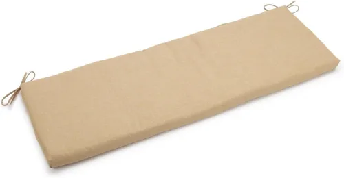 Vista 8 de Blazing Needles Cojín de banco para interiores y exteriores, 51 pulgadas de ancho, azul aguamarina