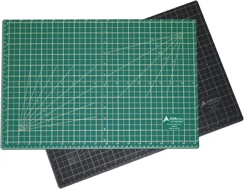 Vista 10 de Adir - Alfombrilla de corte autorreparable, 24 x 36 pulgadas, alfombrilla de corte para coser y colcha con 5 capas, alfombrillas de corte de doble