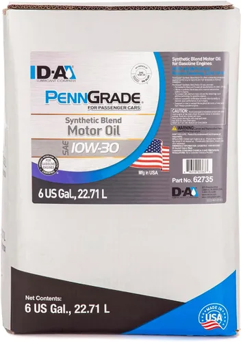 PENN GRADE 62735, aceite de mezcla sintética SAE 10W-30, 6 galones