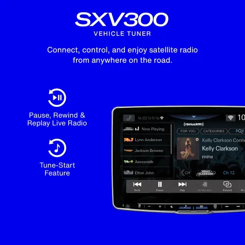 Vista 2 de Sintonizador de radio por satélite para vehículo, de SiriusXM, talla única , Negro