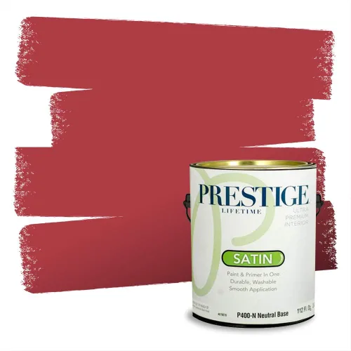 Vista 230 de Prestige Paints Pintura exterior e imprimación en uno, 1 galón, plano, coincidencia comparable de Valspar* Amber Rose*