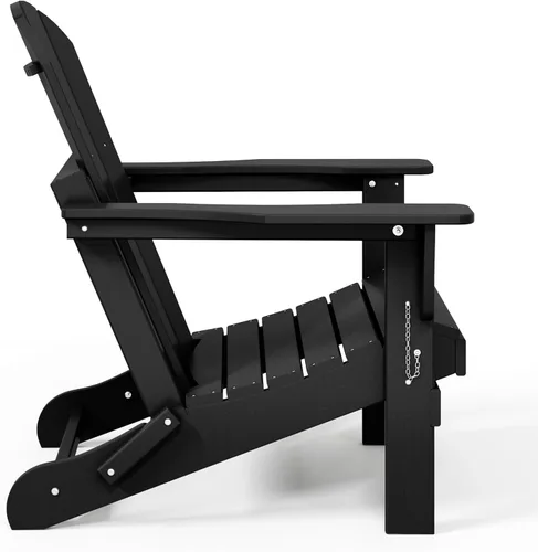 Vista 6 de Westin Outdoors Laguna WO Home - Silla plegable Adirondack para exteriores, muebles retro tradicionales para el hogar, para playa, balcón, patio