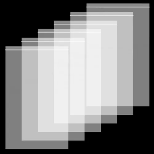 Vista 18 de Bolsas de plástico Aubeco, 200 piezas de 4 x 6 pulgadas de 2 mil de espesor, bolsas con cremallera, bolsa transparente para joyería, bolsitas