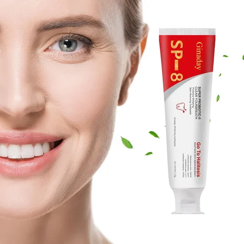 Vista 7 de Sp-8 Pasta dental blanqueadora probiótica, con probióticos Oalance Oral Microbiota, pasta dental blanqueadora de niacinamida para protección