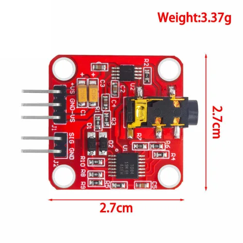 Vista 6 de Módulo Sensor Eléctrico Muscular Señal Analógica Muscular EMG Recopilación de Señal Bruta Kit de Desarrollo Electrónico para Arduino