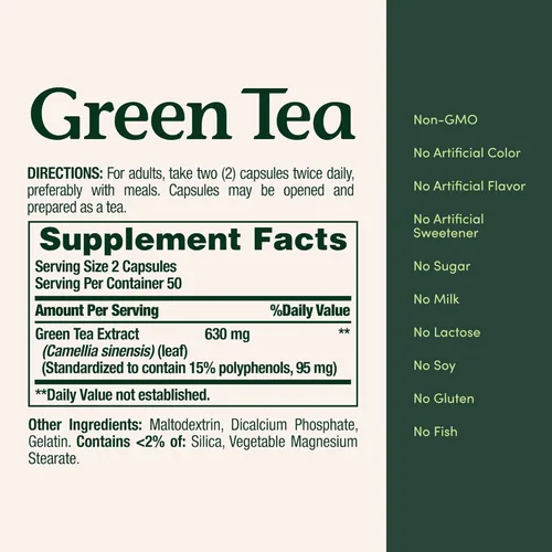 Vista 5 de Nature's Bounty, extracto de té verde, B001G7QYMO, 1, 1