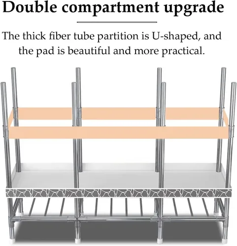 Vista 7 de large closets Portable Wardrobe Closet Thickened Steel Pipe Clothes Closet for Bedroom Hanging Large Closet Lightweight Portable Closet Space-saving