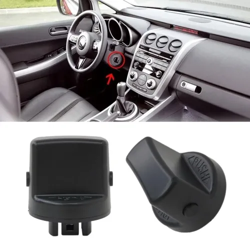 Vista 4 de D461-66-141A-02, D6Y1-76-142 Perilla de llave de encendido Interruptor de giro de empuje Reemplaza# D461-66-141A-02 D6Y1-76-142 D46166141A02