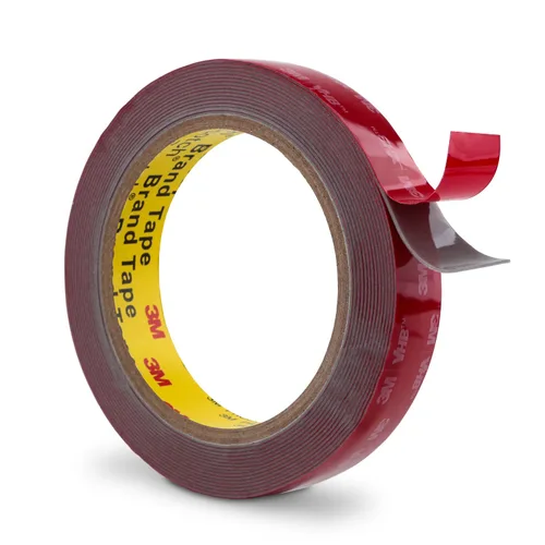 Vista 34 de Cinta adhesiva de doble cara resistente de 1/4 pulgada x 4.7 metros, cinta adhesiva de montaje de espuma impermeable 5925 para automotriz, tira