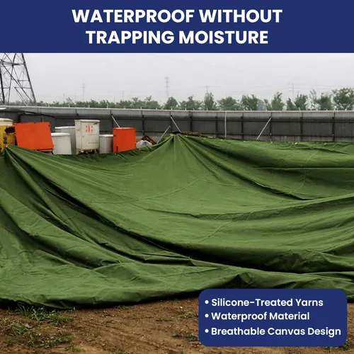 Vista 8 de Tarps Now - Lona impermeable de 5 x 7 pies, resistente al agua, resistente al desgarro, bordes reforzados, ojales de latón, ideal para construcción