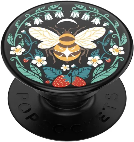 PopSockets - Agarre para teléfono con soporte expandible, agarre adhesivo, lindo PopSockets - Bee Boho