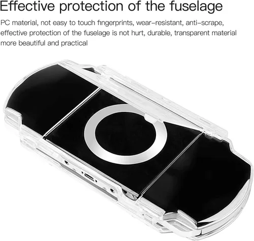 Vista 5 de Protector de pantalla transparente antiarañazos para Sony PSP Slim 2000 PSP 3000