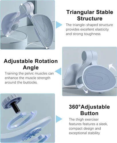 Vista 2 de Kegel Exerciser, Pelvic Floor Muscle Exercise Devices for Women, Inner Thigh Exerciser Leg Workout Equipment Thigh Trainer for Male Hip Trimmer