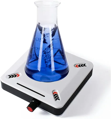 Portable Magnetic Mixer, Magnetic Stirring with 3.4 in Work Plate, 0-2800 RPM Adjustable and 1L Max Stirring Capacity, Low Noise Brushless Motor,