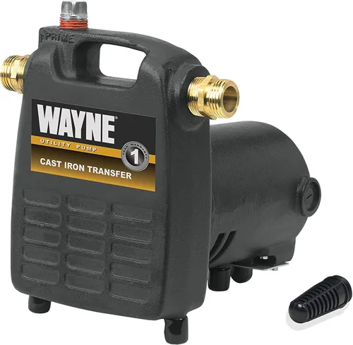 Wayne PC4 - Bomba multipropósito de hierro fundido 12 HP con colador de succión