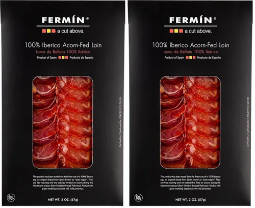 Vista 7 de Lomo ibérico de bellota, lomo de cerdo ibérico curado seco, pre-cortado