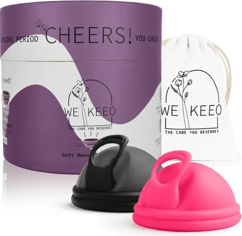 Disco menstrual reutilizable hecho de 100% disco de silicona de grado médico, soporta hasta 6 súper tampones con protección cómoda de 12 horas sin