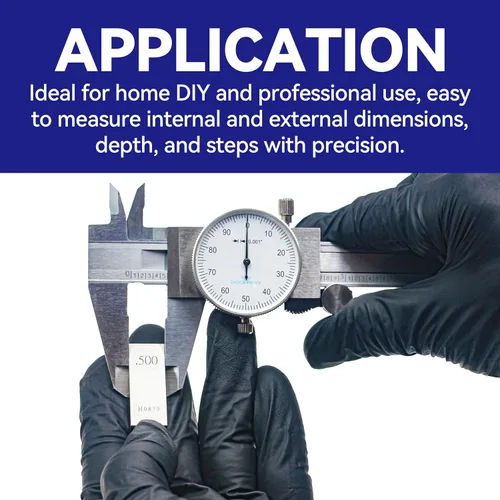 Vista 6 de HFS (R) 0-6" Acero al carbono 4 vías Imperial Dial Calibre .001" a prueba de golpes