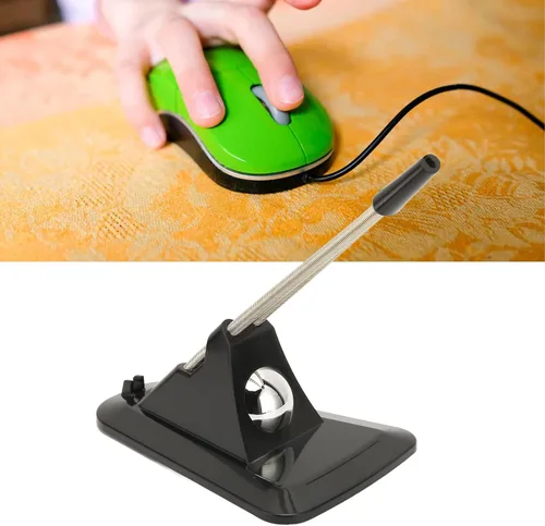 Vista 4 de Dilwe Bungee de mouse para juegos, gestión de cables de mouse flexible, gestión de cables de mouse a prueba de óxido, soporte de cable de mouse