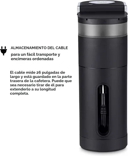 Vista 7 de Keurig K-Mini CoffeeFeer, Brewer Single Sirve K-Cup POD Coffee, de 6 a 12 oz. Tamaños de preparación, negro