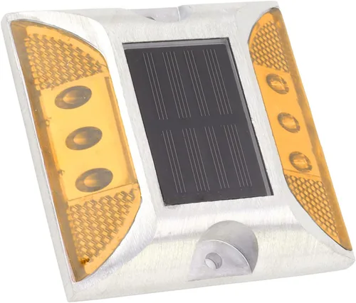 FTVOGUE Luz solar para entrada, luces solares de cubierta, luces LED solares para exteriores, luces LED para muelle de barco, luces de doble cara