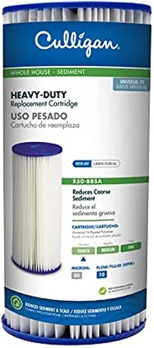 Culligan R50-BBSA Cartucho de filtro de agua resistente para toda la casa, 24,000 galones