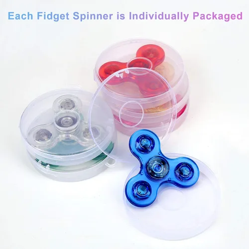 Vista 7 de Gigilli Fidget Spinners 6 piezas, rellenos de cesta de Pascua para niños, rellenos de huevos de Pascua, juguetes para ansiedad a granel, juguetes