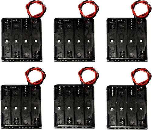 Vista 8 de Estuche con AA batería Negro con conductor de cable