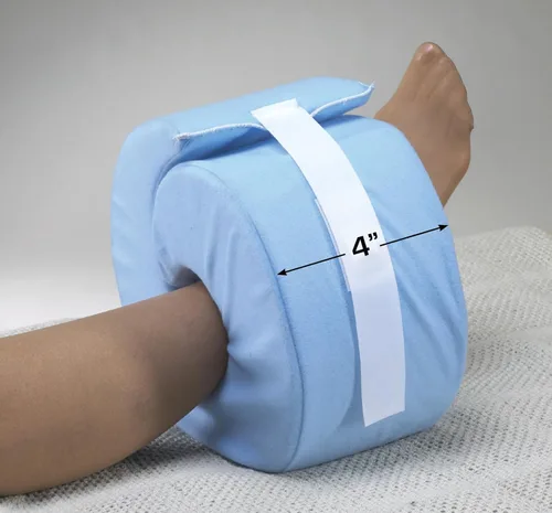 Vista 2 de Skil-Care Wide Foot & Heel Elevator Pillow, Medical Wedge Foot Support Cushion for Bed Sore Foot Pressure, Support Foam Recovery Accessory