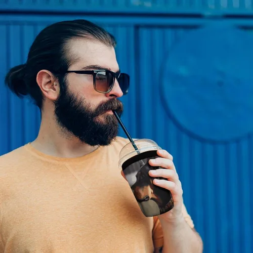 Vista 7 de Doberman Reusable Insulated Neoprene Iced Coffee Cup Sleeves 3 Sizes Diving Material Cup Durable Beverage Covers for Cold Coffee Tea Drinks