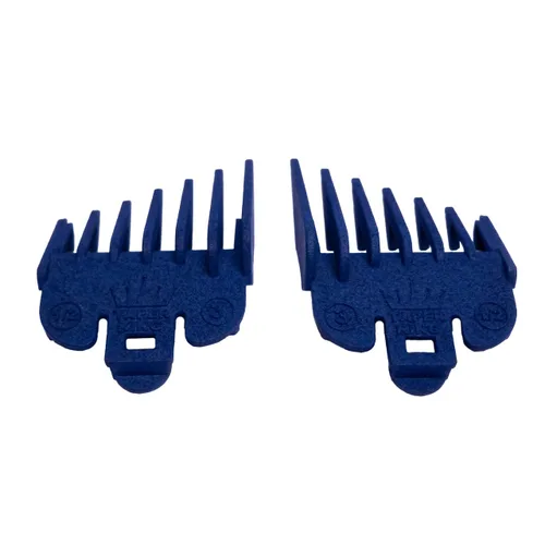 Vista 16 de Peines guía para cortar el cabello Taper King - ¡Desvanecimientos y cortes en punta a prueba de errores en casa! Amatista - #2 a #4 - ¡Compatible