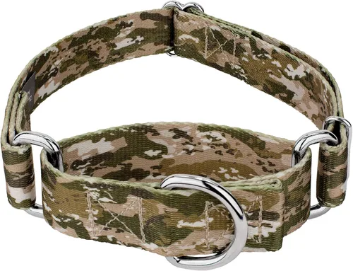 Vista 14 de Country Brook Petz - Collar de perro Martingala de camuflaje azul con diseño de camuflaje y diseños resistentes (1/2 pulgada, 2XS)