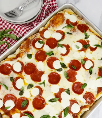 Vista 6 de USA Pan Bakeware - Bandeja antiadherente de media hoja, bandeja para hornear, acero aluminizado, (paquete de 2)