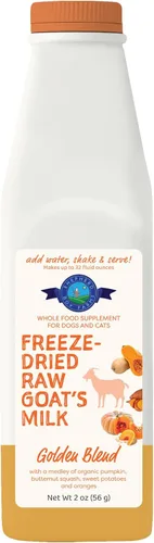 Vista 11 de Shepherd Boy Farms Leche de Cabra Cruda Liofilizada con Probióticos para Perros y Gatos (Clásico), Leche de Cabra Alta en Proteínas y Digestible