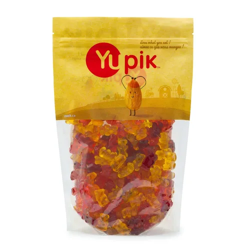 Vista 10 de Yupik Caramelos de cereza agria, 2.2 lb (35.2 oz), paquete de 6, bolas con sabor a cereza, dulces y ácidos, gomitas rojas masticables, dulces
